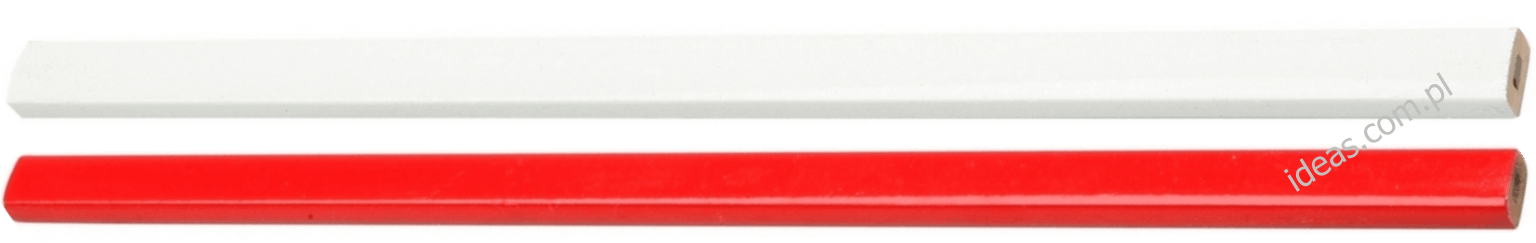 Ołówek stolarski długi z nadrukiem 25 cm